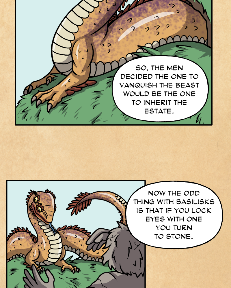 Mythic Mayhem - Episode 18, Page 13: The Tale Of The Wiston Basilisk