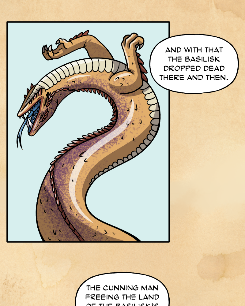 Mythic Mayhem - Episode 18, Page 21: The Tale Of The Wiston Basilisk