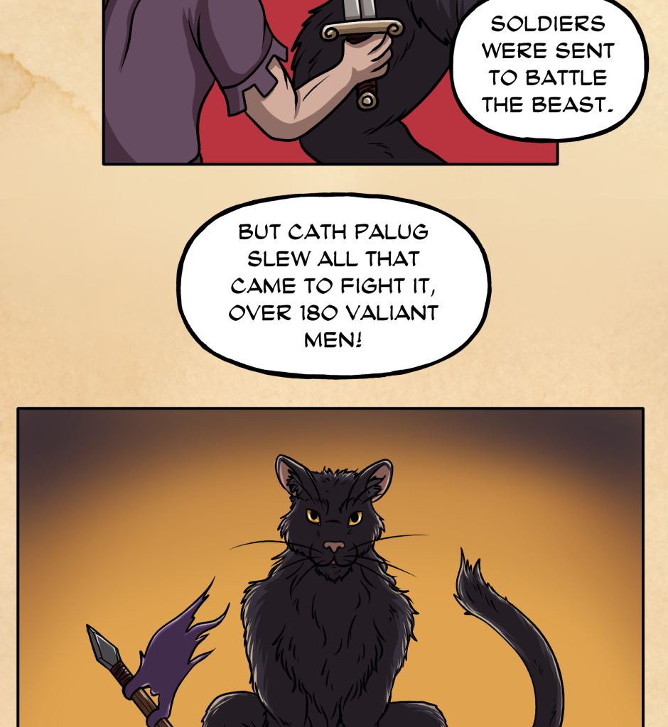Mythic Mayhem - Episode 20, Page 14: The Tale Of Cath Palug