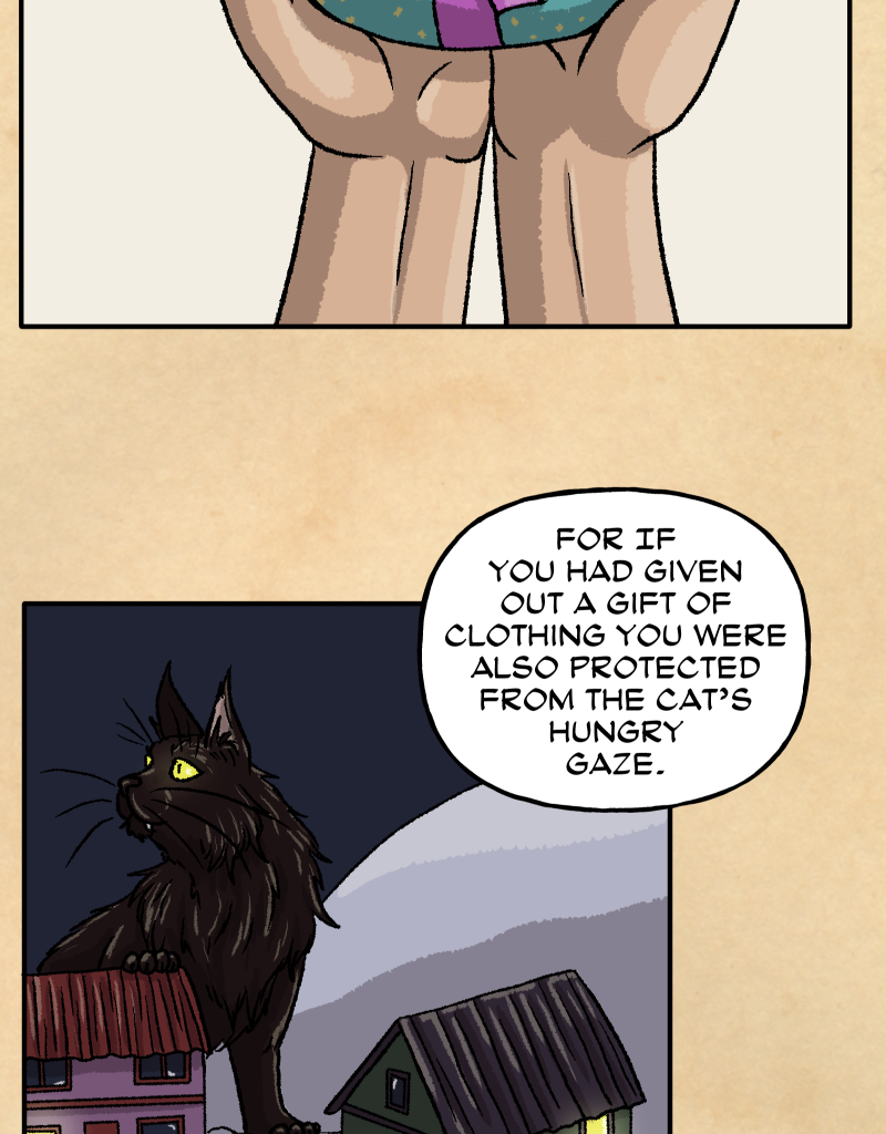 Mythic Mayhem - Episode 31, Page 12: The Tale Of The Yule Cat