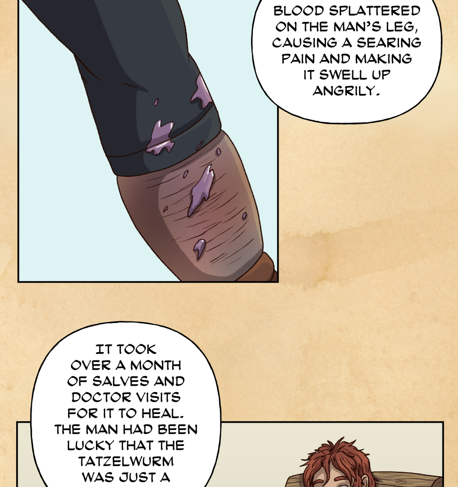 Mythic Mayhem - Episode 35, Page 17: Tale Of The Tatzelwurm