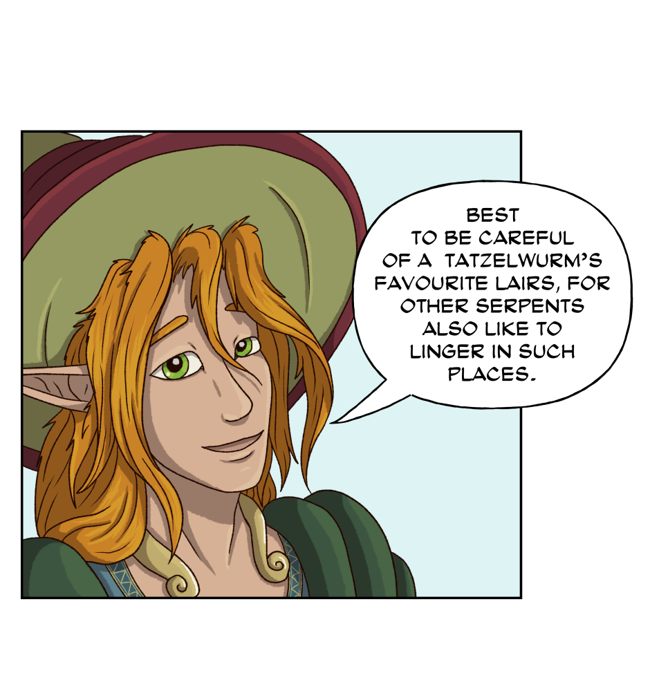 Mythic Mayhem - Episode 35, Page 19: Tale Of The Tatzelwurm