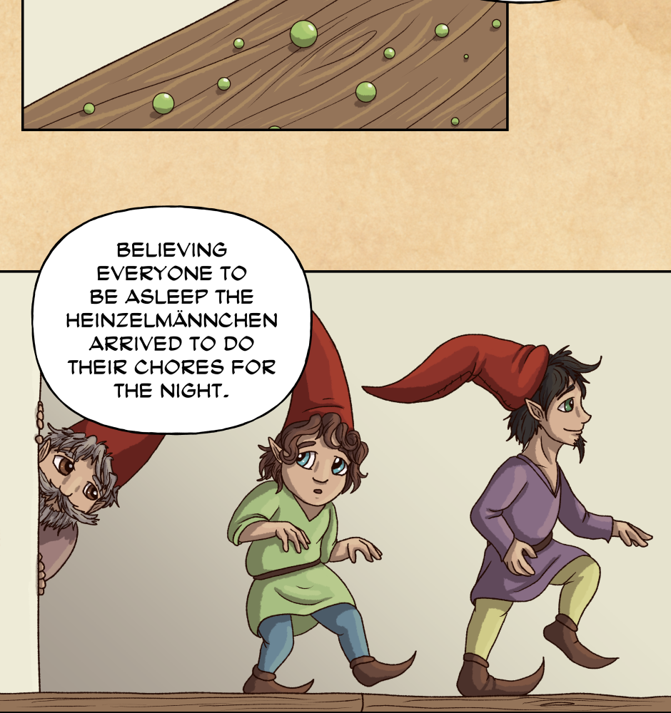 Mythic Mayhem - Episode 36, Page 14: The Tale Of The Heinzelmännchen