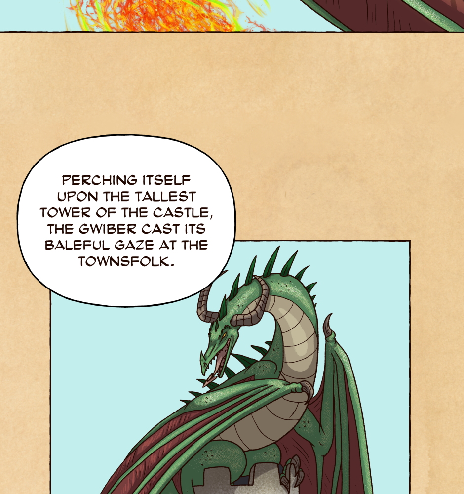 Mythic Mayhem - Episode 50, Page 15: The Tale Of The Gwiber Of Newcastle Emlyn