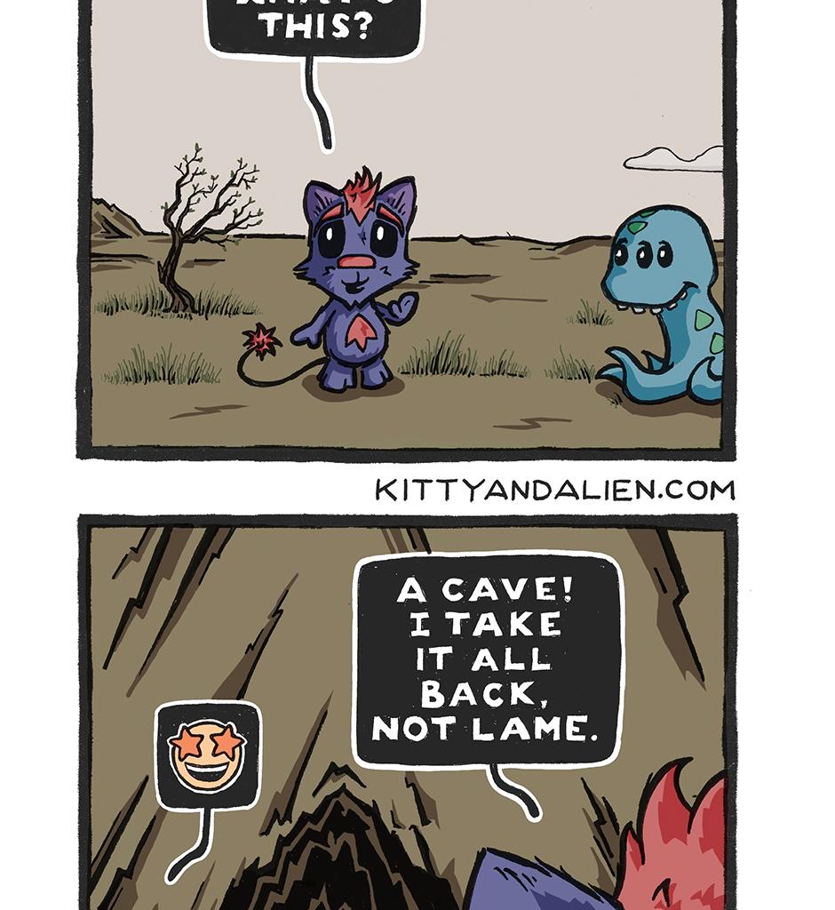 Kitty & Alien - Episode 2, Page 1: Lame World