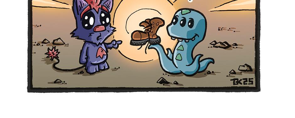 Kitty & Alien - Episode 3, Page 1: Cave Treasure