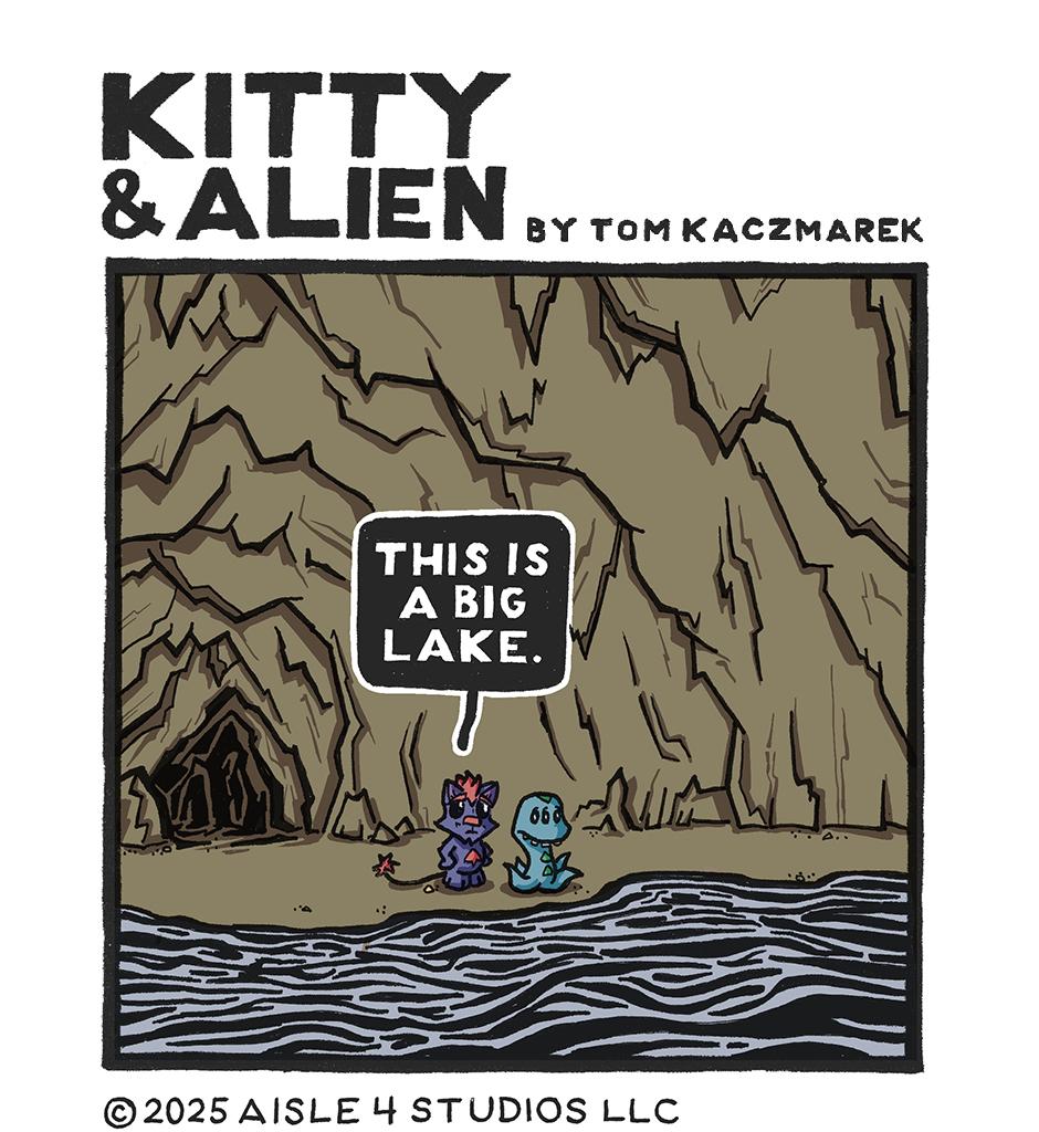 Kitty & Alien - Episode 4, Page 1: Cave Lake