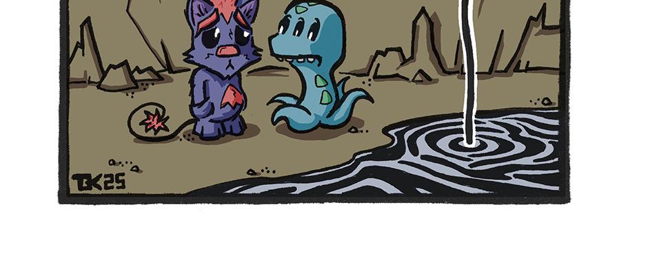 Kitty & Alien - Episode 4, Page 1: Cave Lake