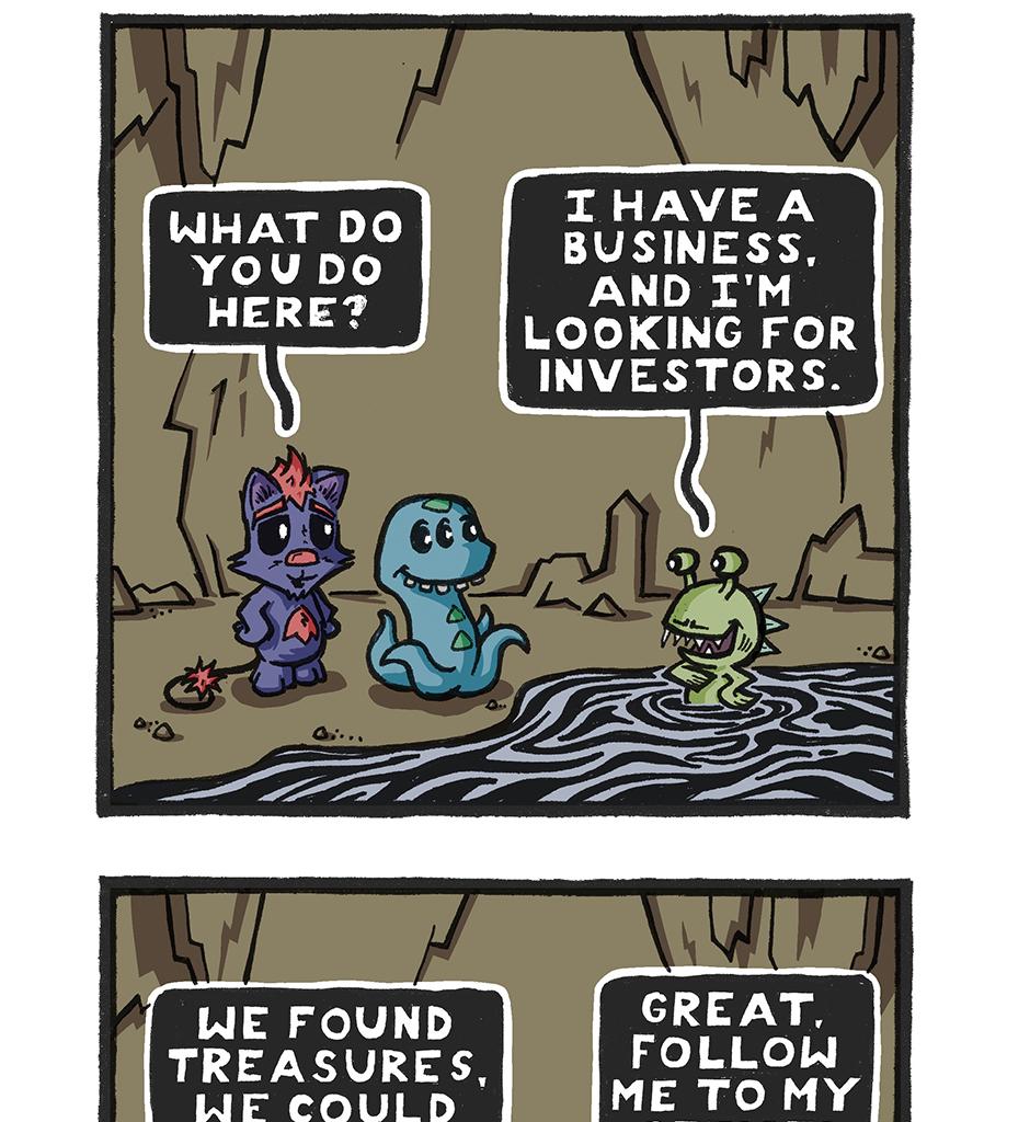 Kitty & Alien - Episode 5, Page 1: Hello Cave Fish