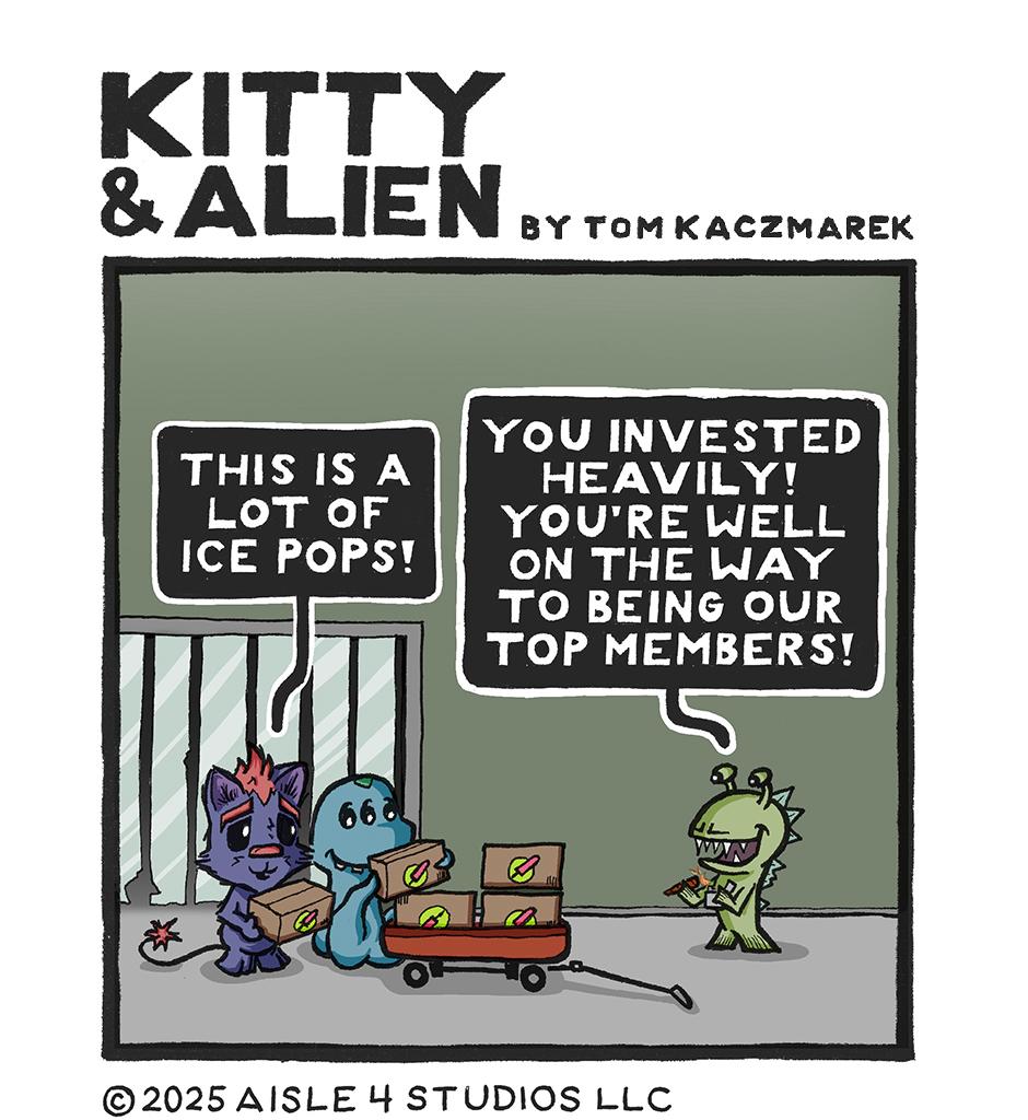 Kitty & Alien - Episode 8, Page 1: The Product