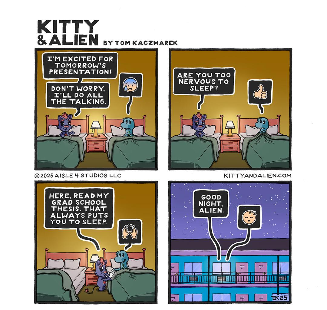 Kitty & Alien - Episode 14, Page 1: Nervous