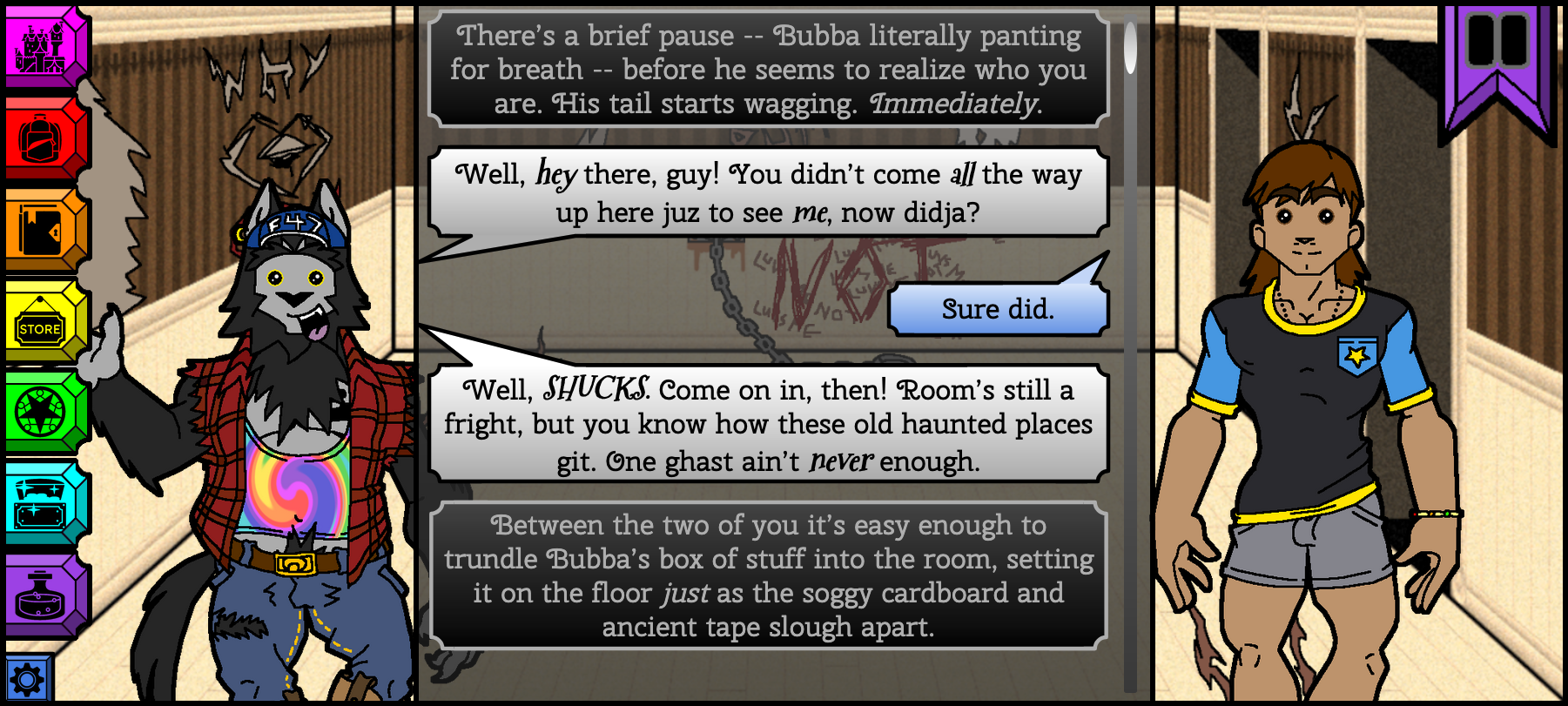 Monsterheart Manor - Episode 10, Page 3: Coming AWOO-t!