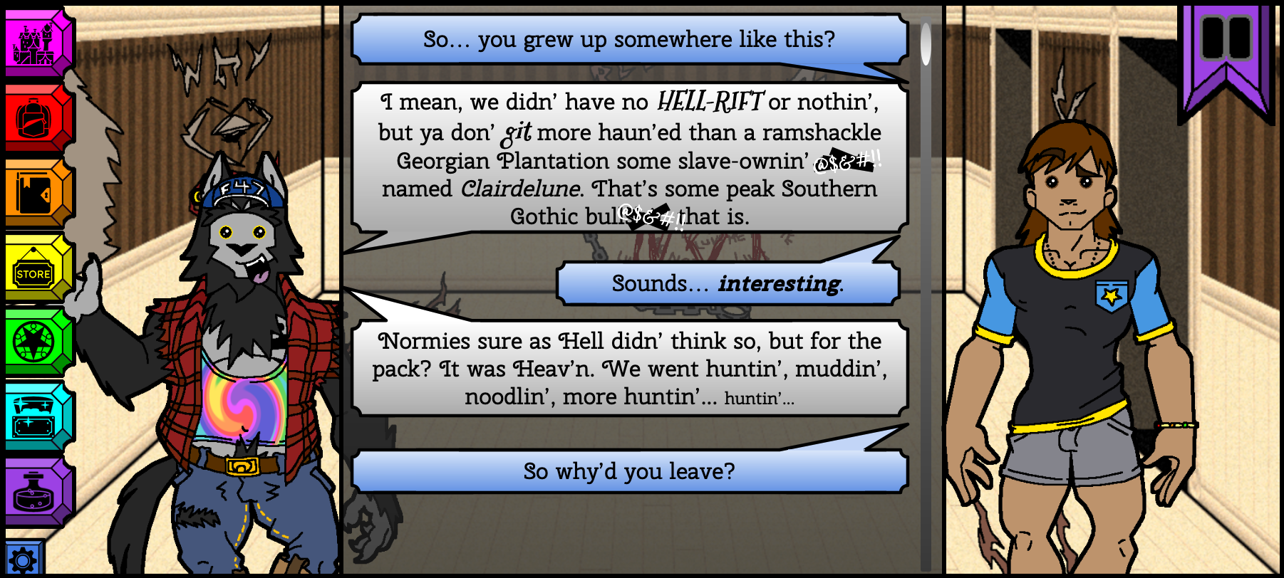 Monsterheart Manor - Episode 10, Page 4: Coming AWOO-t!