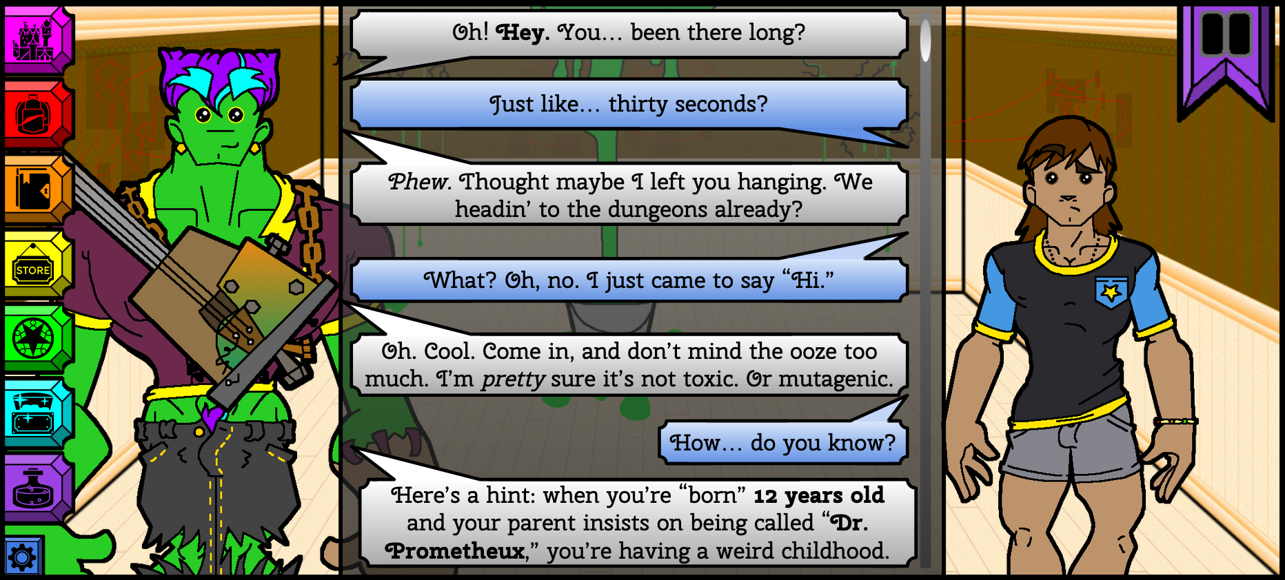 Monsterheart Manor - Episode 11, Page 3: The Boys in a... Band?