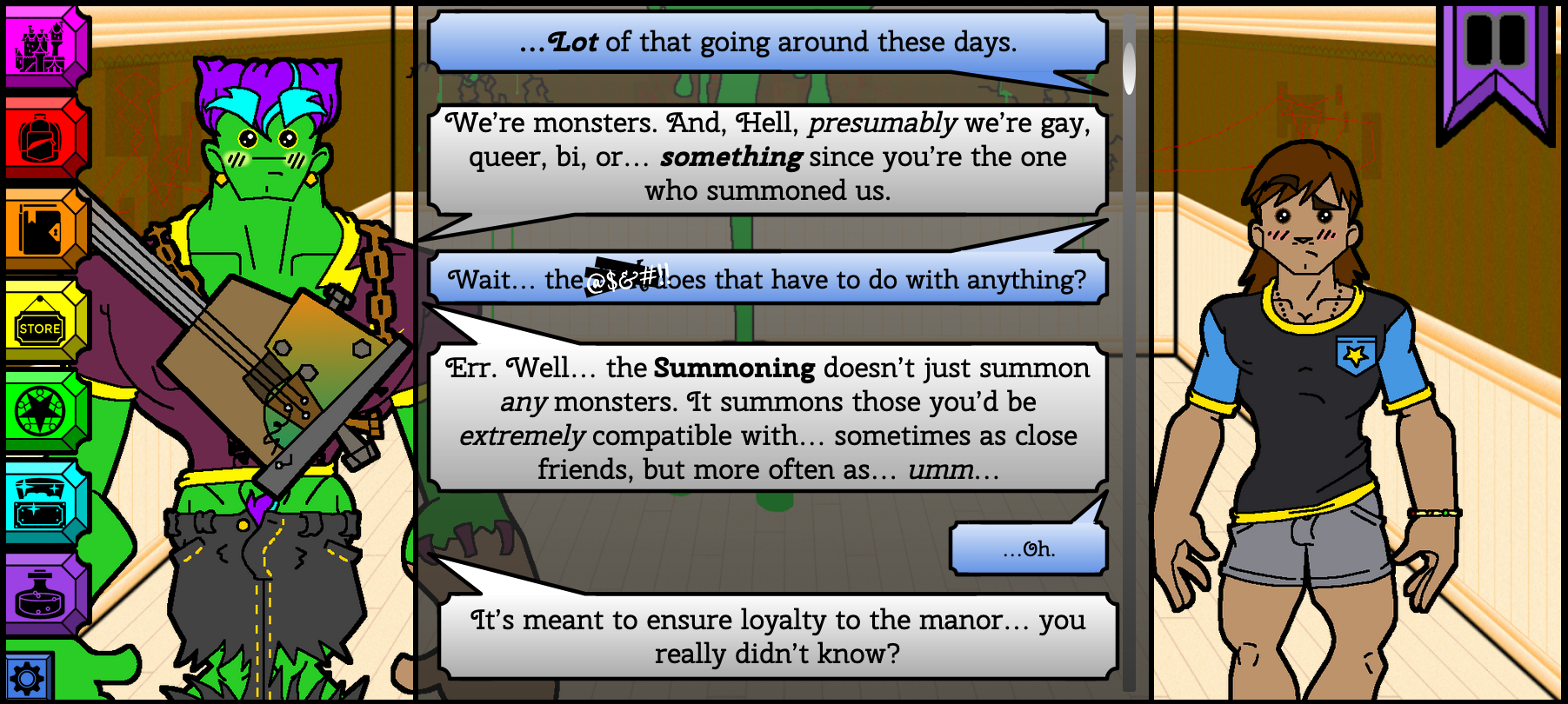 Monsterheart Manor - Episode 11, Page 4: The Boys in a... Band?