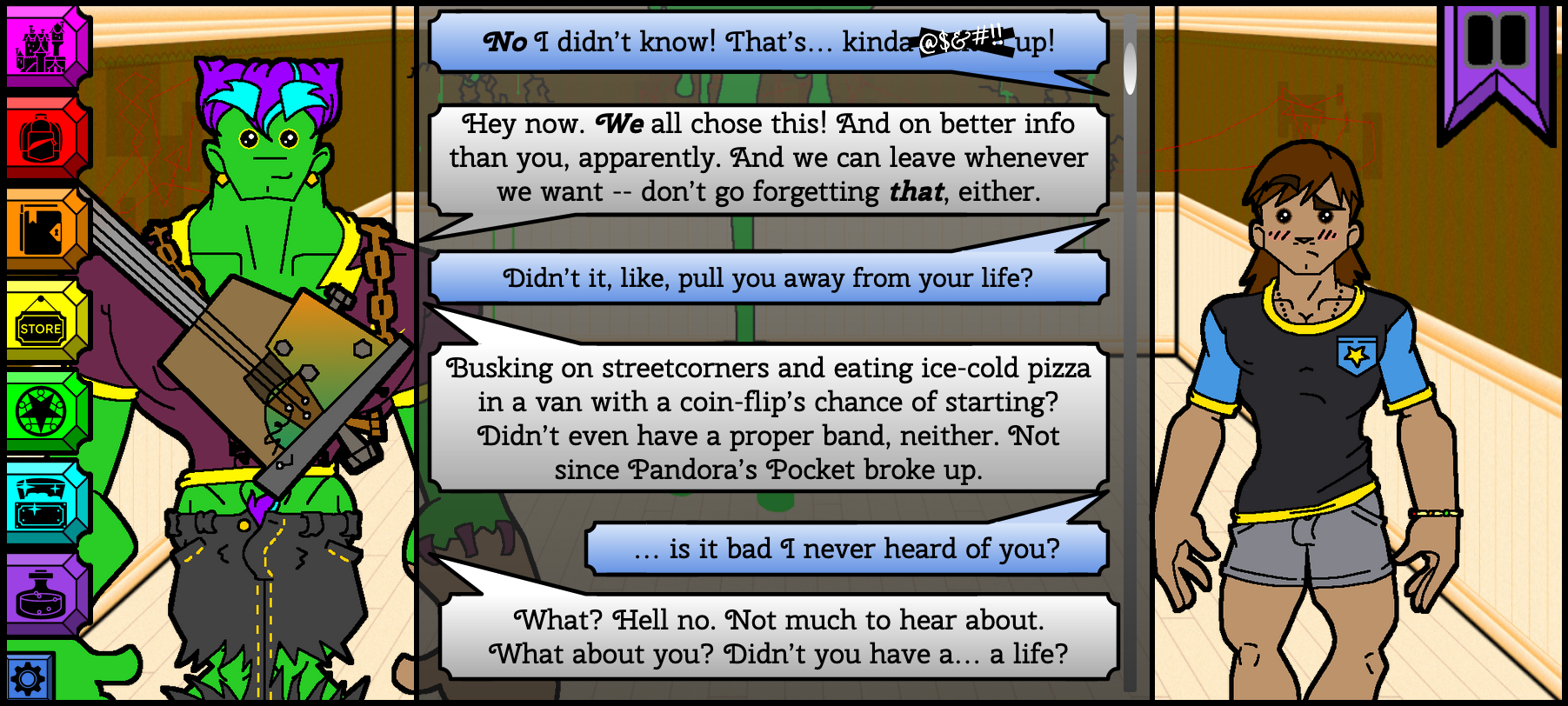 Monsterheart Manor - Episode 11, Page 5: The Boys in a... Band?