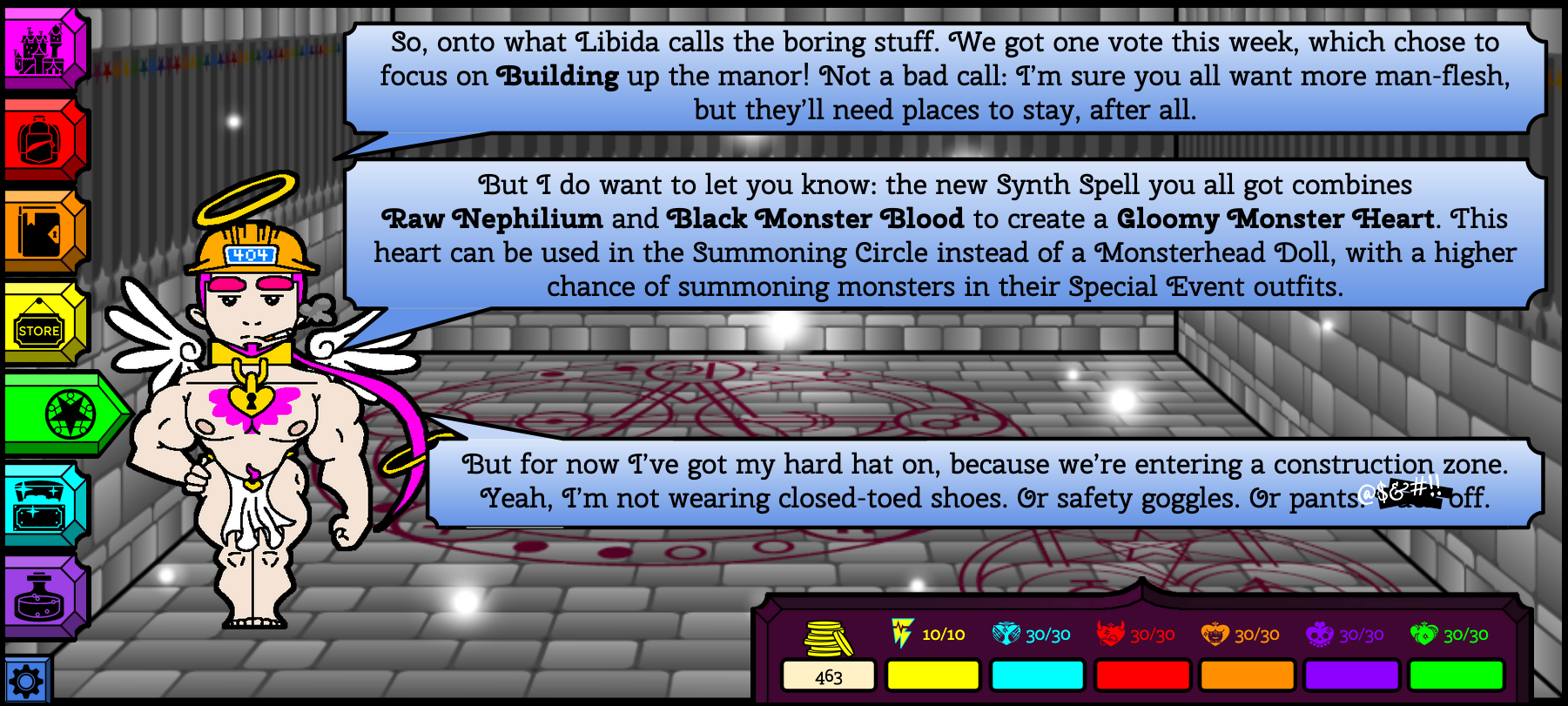 Monsterheart Manor - Episode 12, Page 5: 7/4 Rewards & Summons!