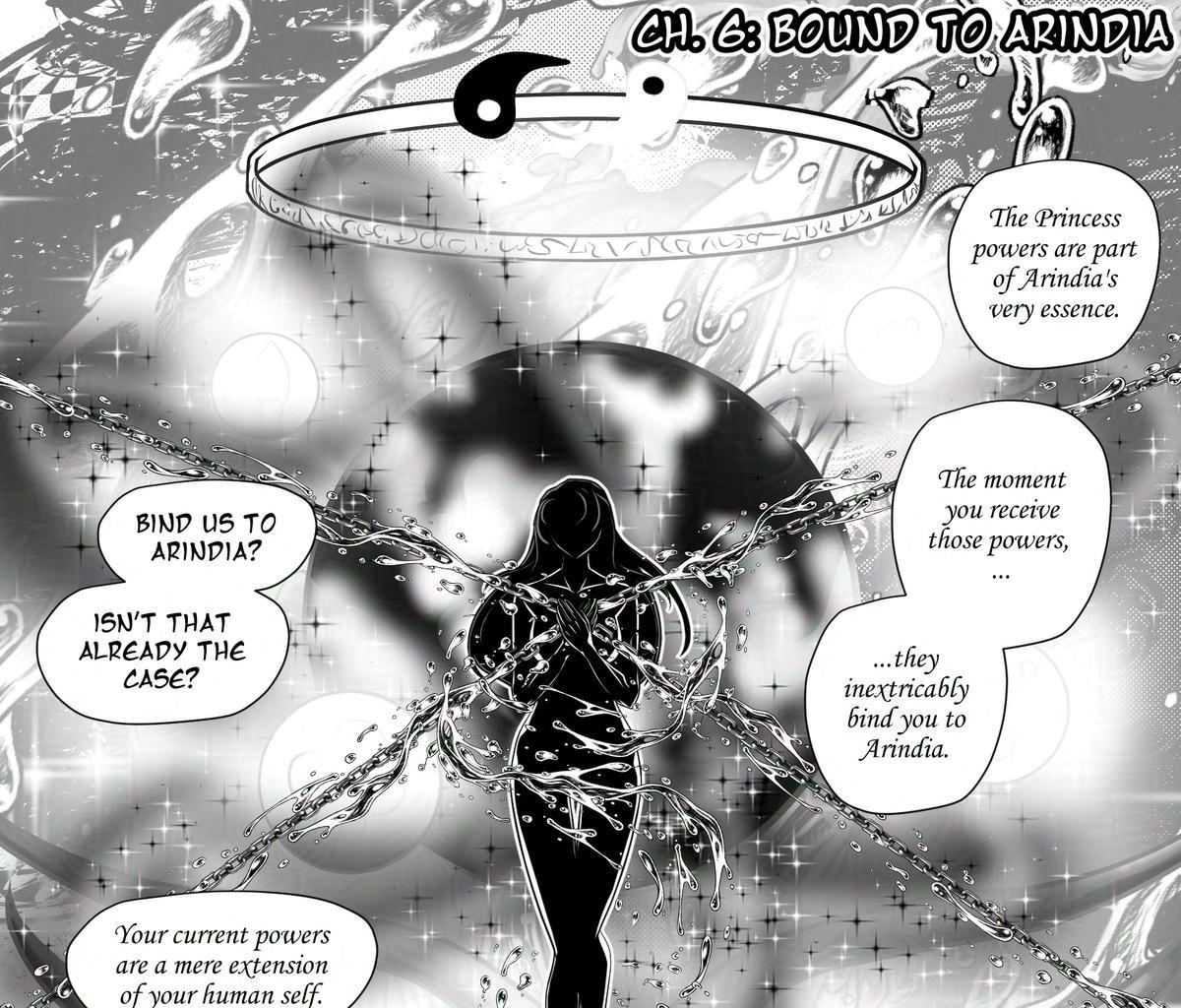 Arindia no Densetsu - Episode 7, Page 1: Chapter 6 - Bound to Arindia