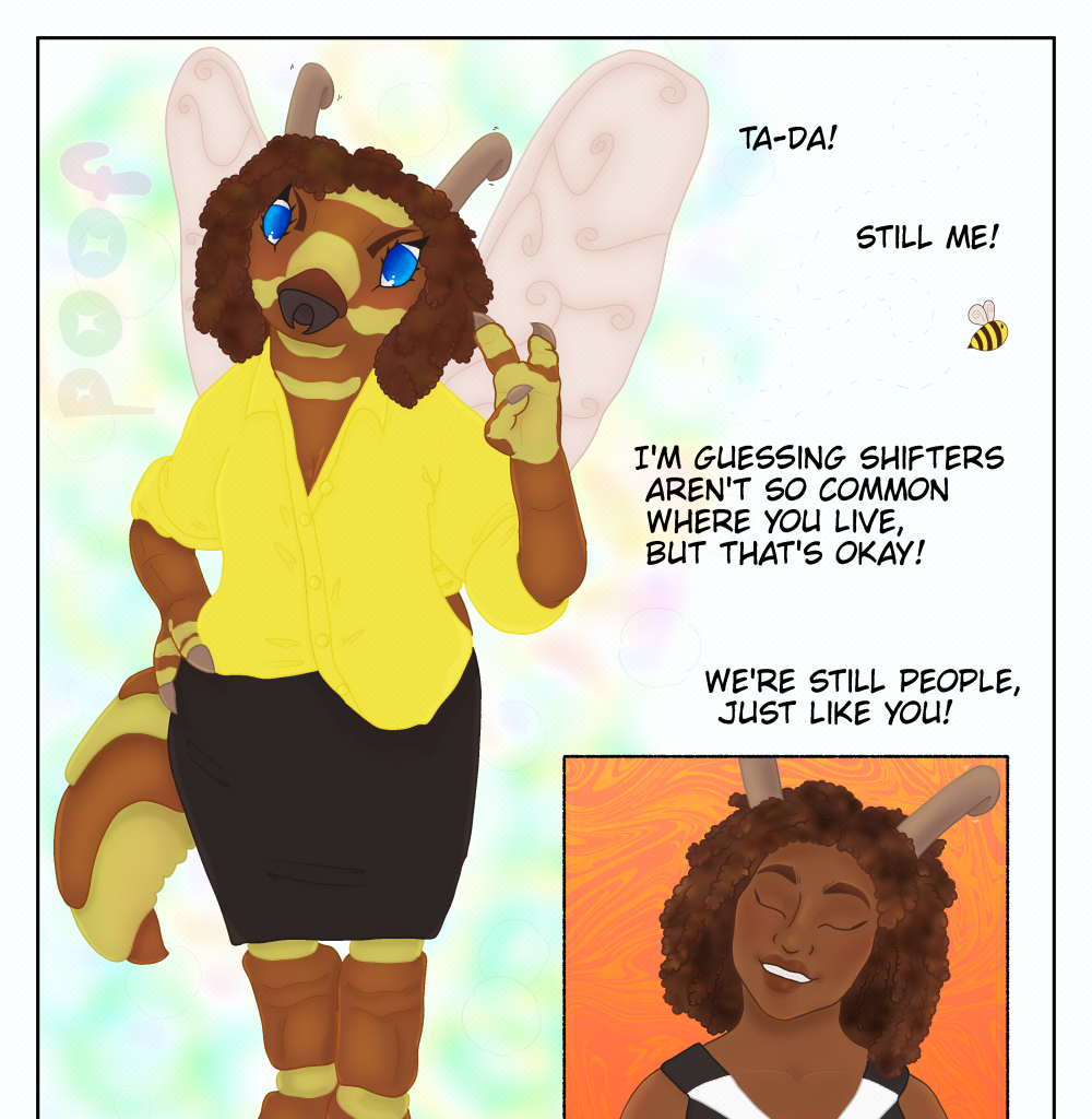 Control C - Episode 2, Page 3: Zinnia Explains Shapeshifting!