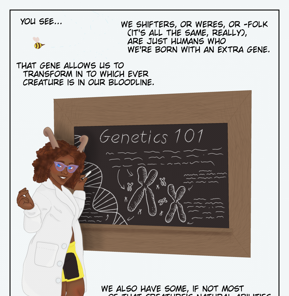 Control C - Episode 2, Page 4: Zinnia Explains Shapeshifting!