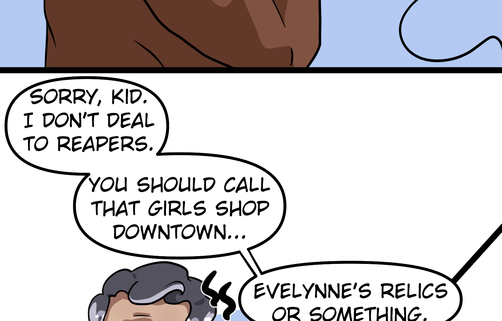 Lavender & Lilacs - Episode 2, Page 3: The Reaper and the Relic Hunter