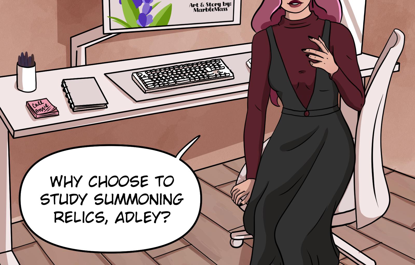 Lavender & Lilacs - Episode 4, Page 1: The Summoning
