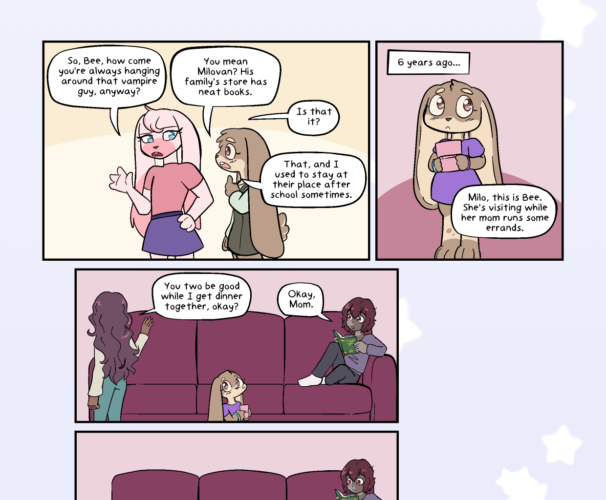 On Starlit Tides - Episode 28, Page 1: Intermission - Making Friends