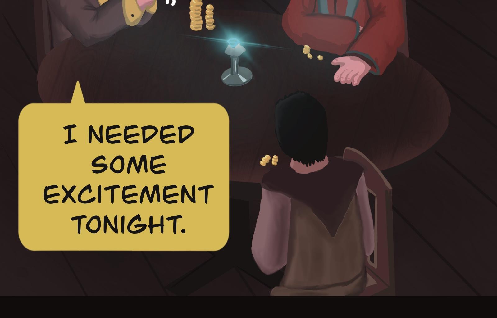 Sage Eyes: The Light Thief - Episode 2, Page 3: Chapter 2: A Gamble