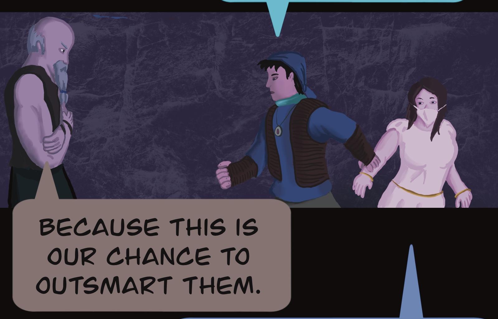 Sage Eyes: The Light Thief - Episode 2, Page 25: Chapter 2: A Gamble