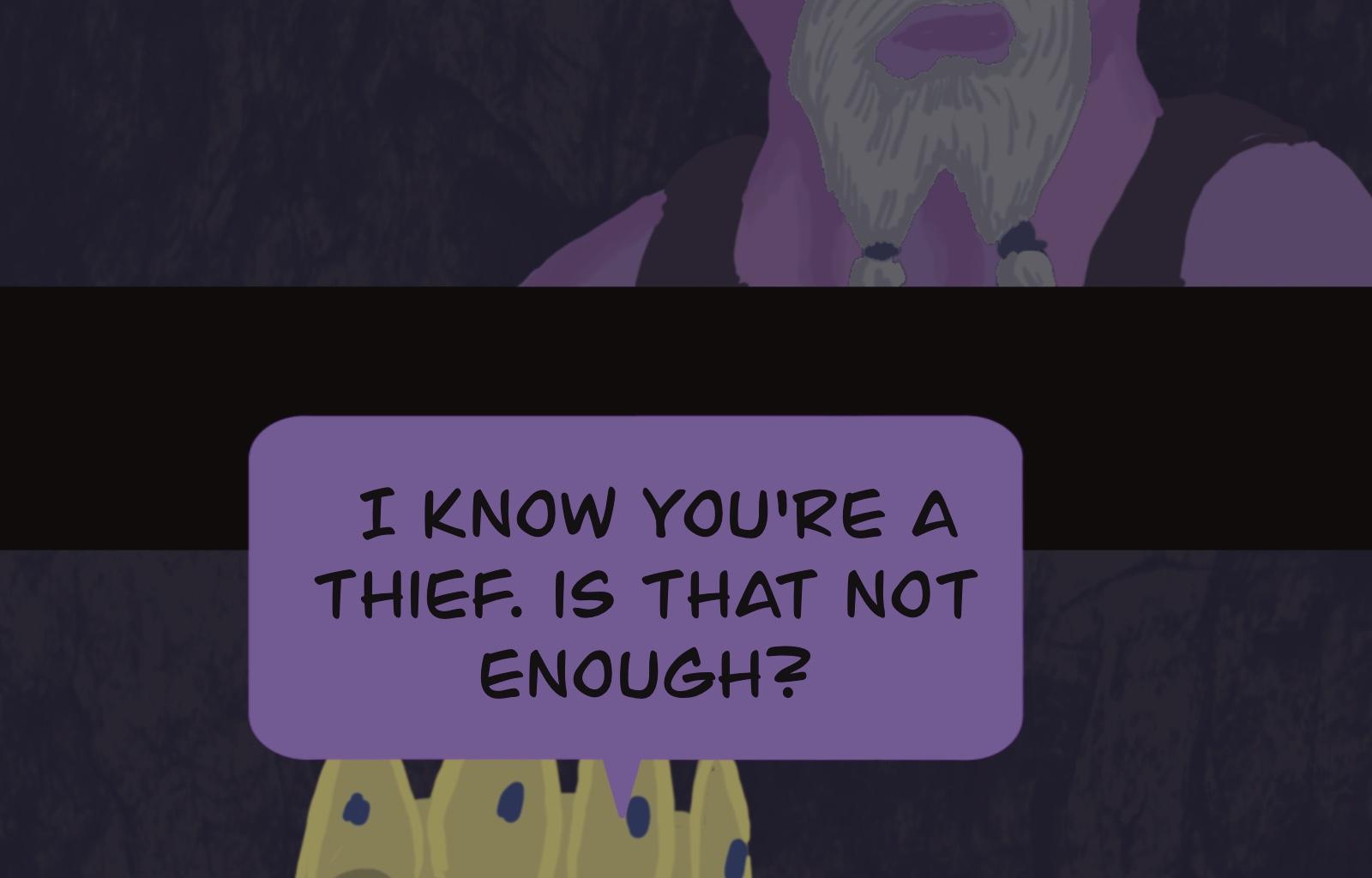 Sage Eyes: The Light Thief - Episode 2, Page 34: Chapter 2: A Gamble