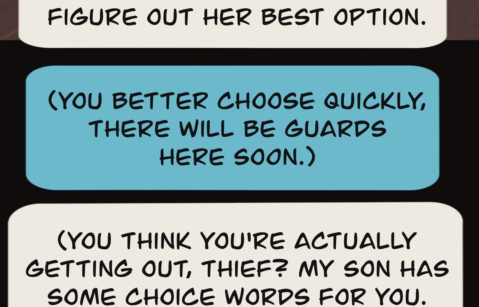 Sage Eyes: The Light Thief - Episode 4, Page 32: Chapter 4 False Friends