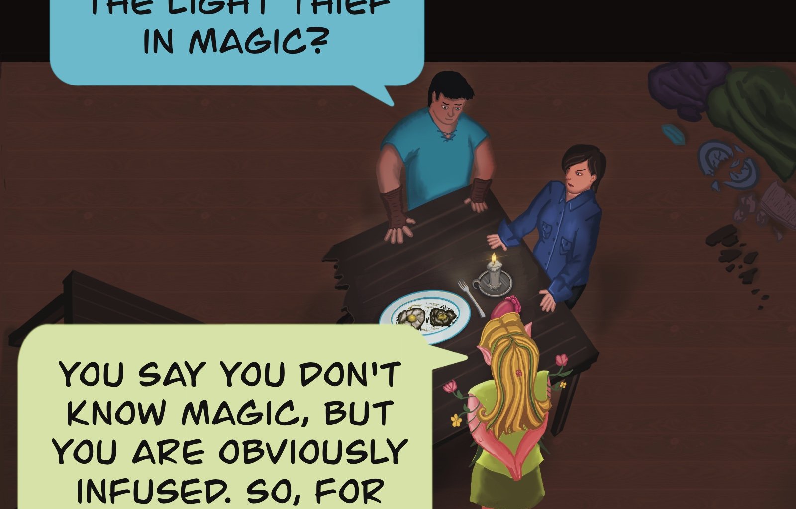 Sage Eyes: The Light Thief - Episode 5, Page 10: Chapter 5 Cloudy Skies