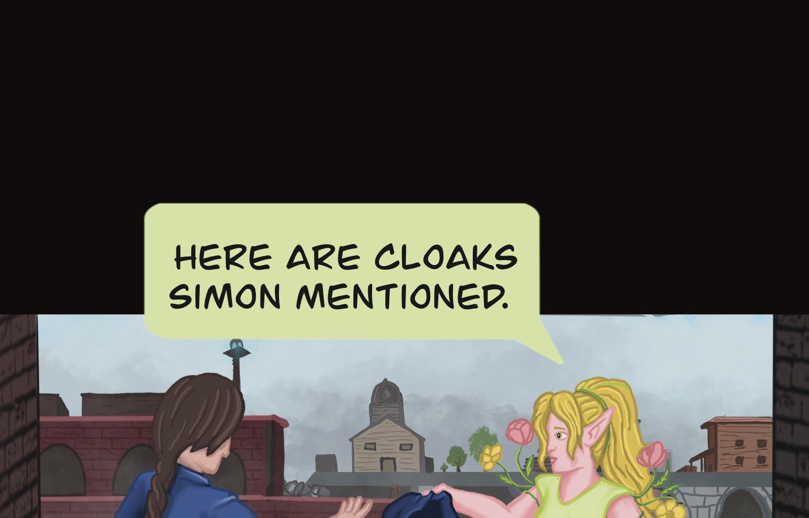 Sage Eyes: The Light Thief - Episode 5, Page 16: Chapter 5 Cloudy Skies