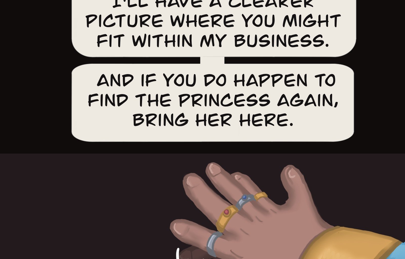 Sage Eyes: The Light Thief - Episode 5, Page 23: Chapter 5 Cloudy Skies