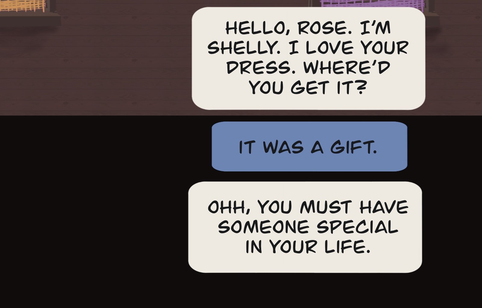 Sage Eyes: The Light Thief - Episode 6, Page 9: The Dress