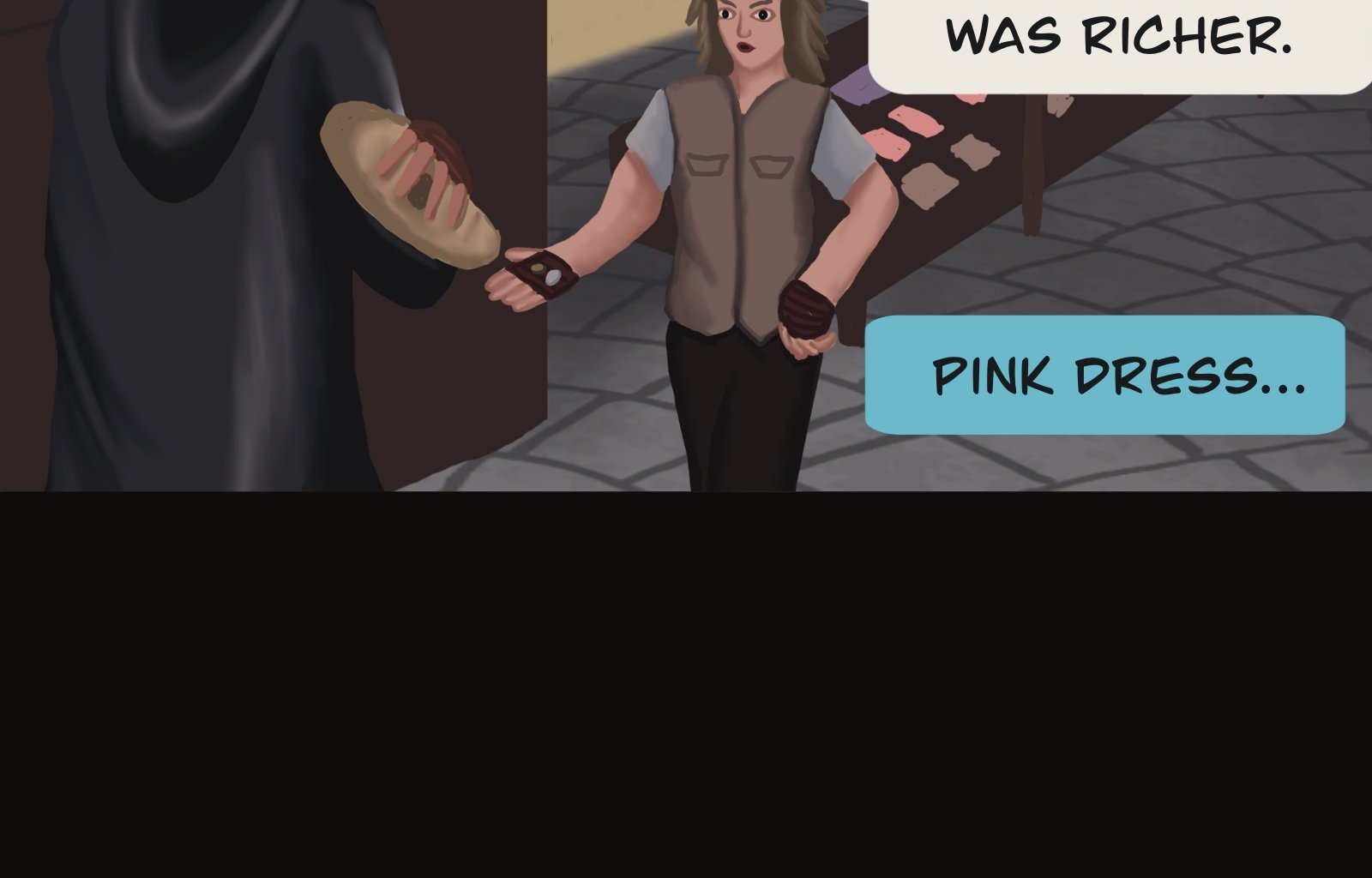 Sage Eyes: The Light Thief - Episode 6, Page 38: The Dress