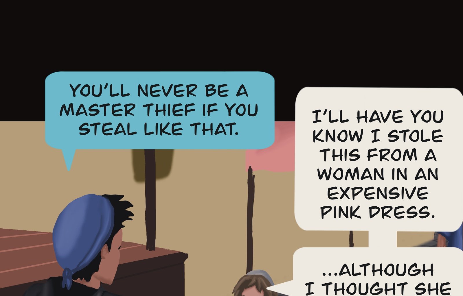 Sage Eyes: The Light Thief - Episode 6, Page 38: The Dress