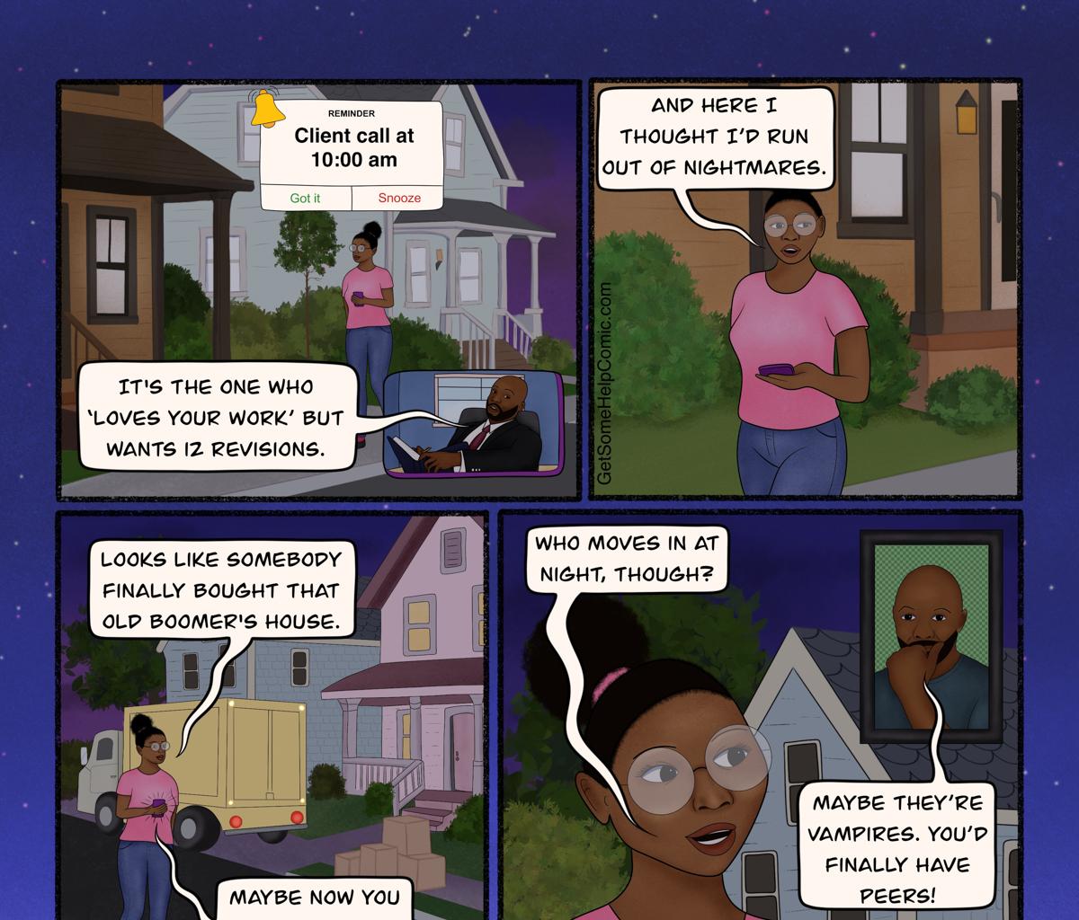 Get Some Help - Episode 21, Page 1: Ch 2 – Page 10