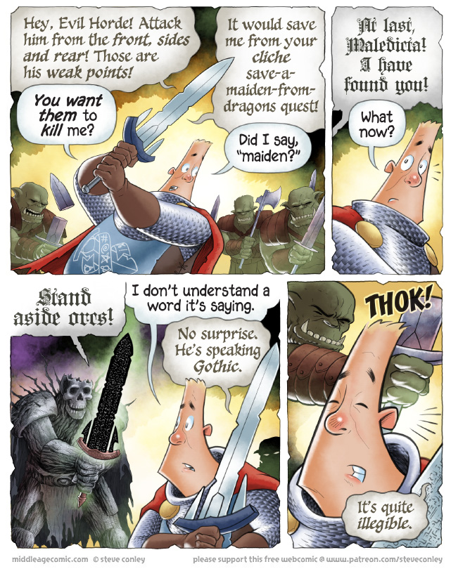 The Middle Age - Episode 14, Page 1: Episode 14