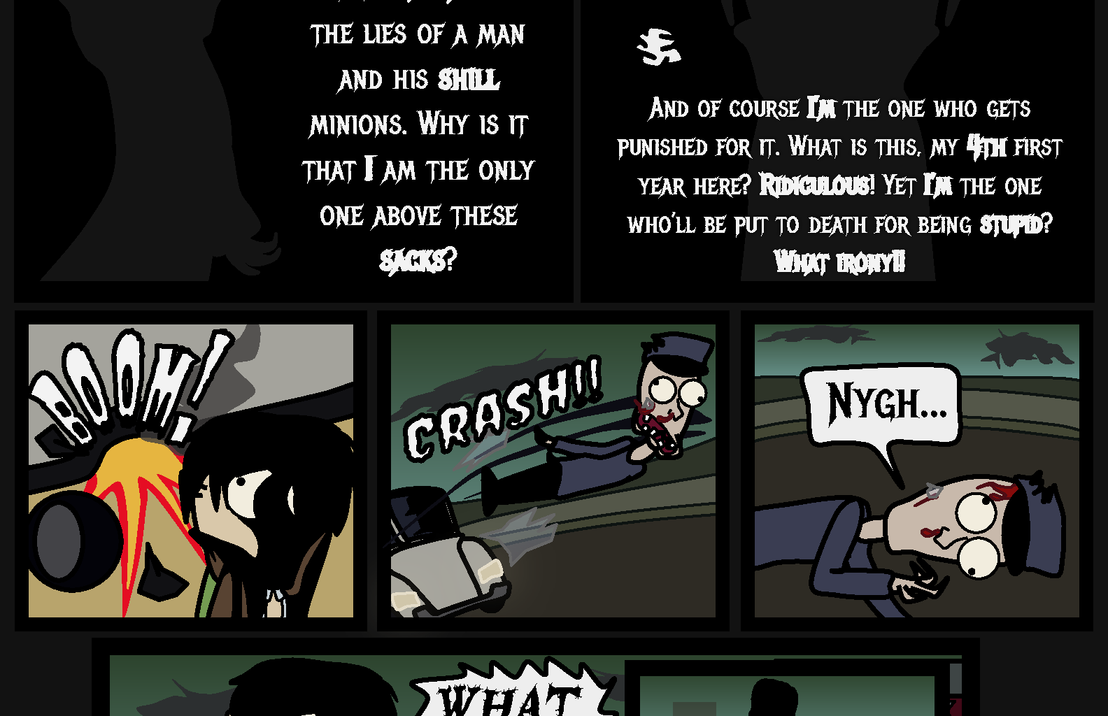 Donnie The Fighting Psychopath - Episode 1, Page 2: Crumble Beginnings