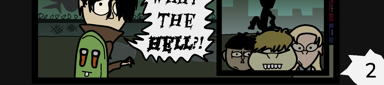 Donnie The Fighting Psychopath - Episode 1, Page 2: Crumble Beginnings