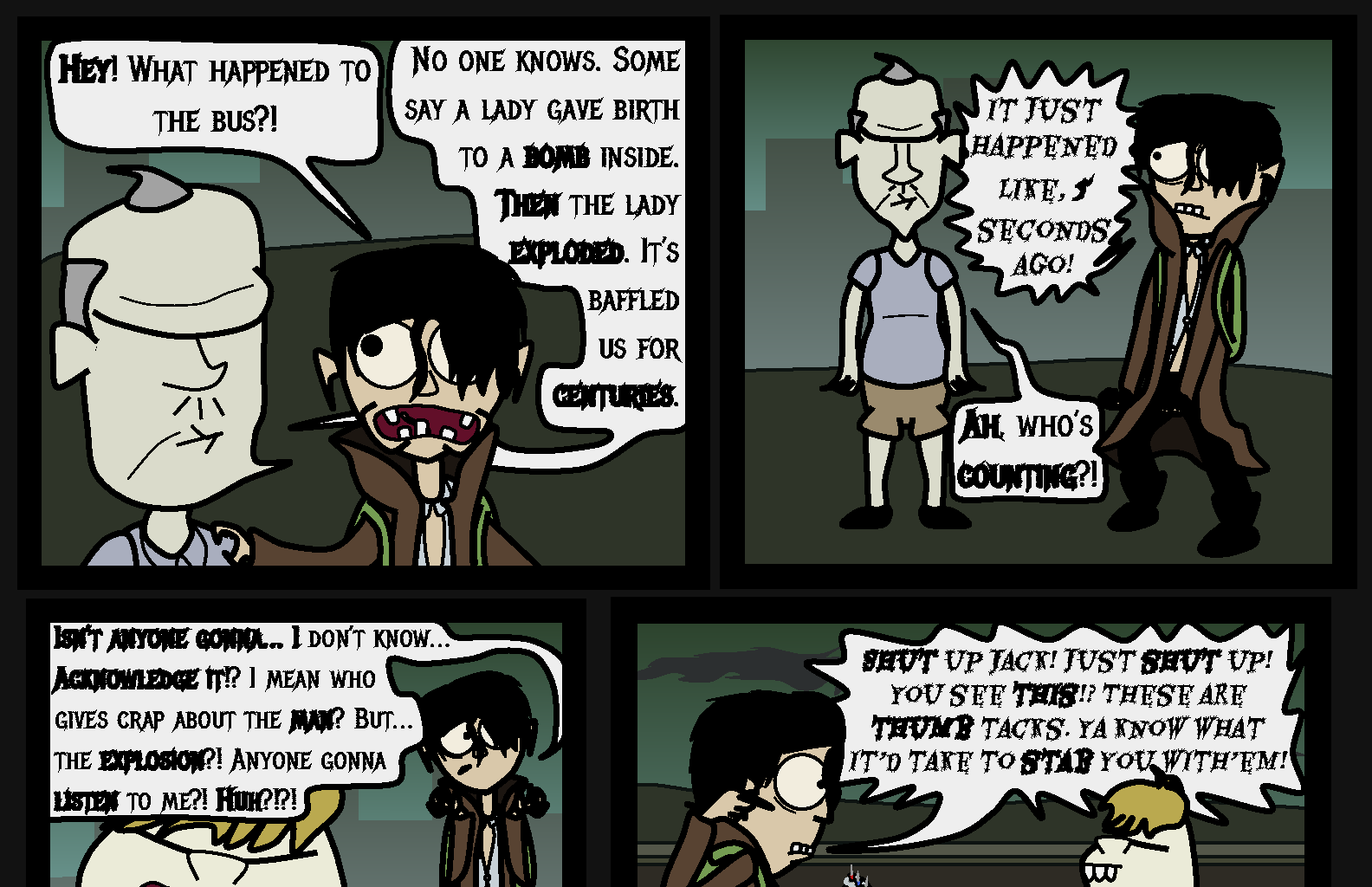 Donnie The Fighting Psychopath - Episode 1, Page 3: Crumble Beginnings