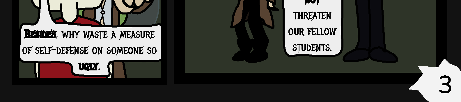 Donnie The Fighting Psychopath - Episode 1, Page 3: Crumble Beginnings