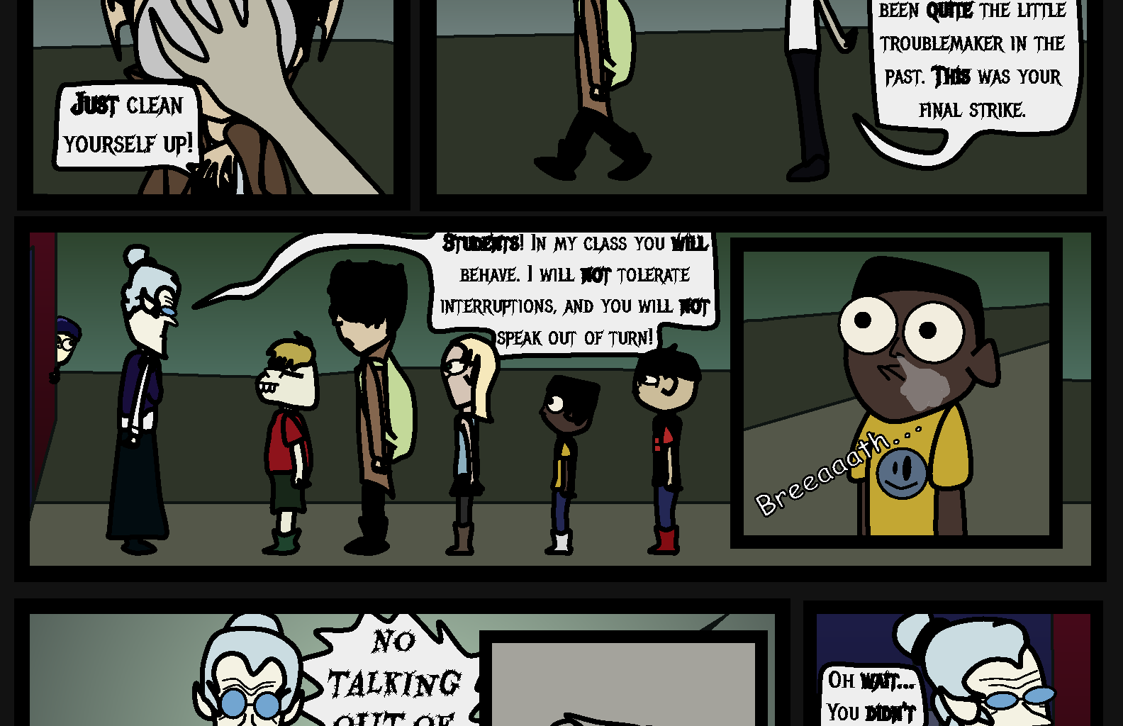 Donnie The Fighting Psychopath - Episode 1, Page 4: Crumble Beginnings