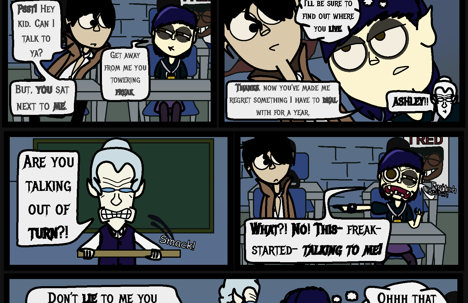 Donnie The Fighting Psychopath - Episode 1, Page 6: Crumble Beginnings