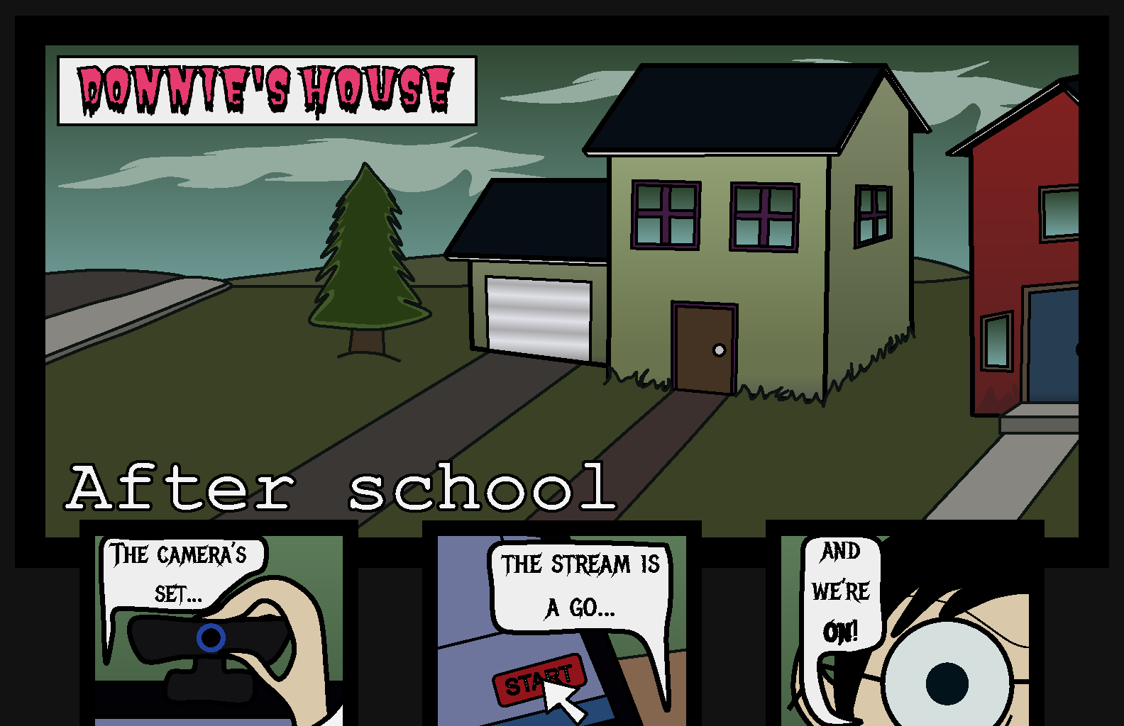 Donnie The Fighting Psychopath - Episode 1, Page 7: Crumble Beginnings