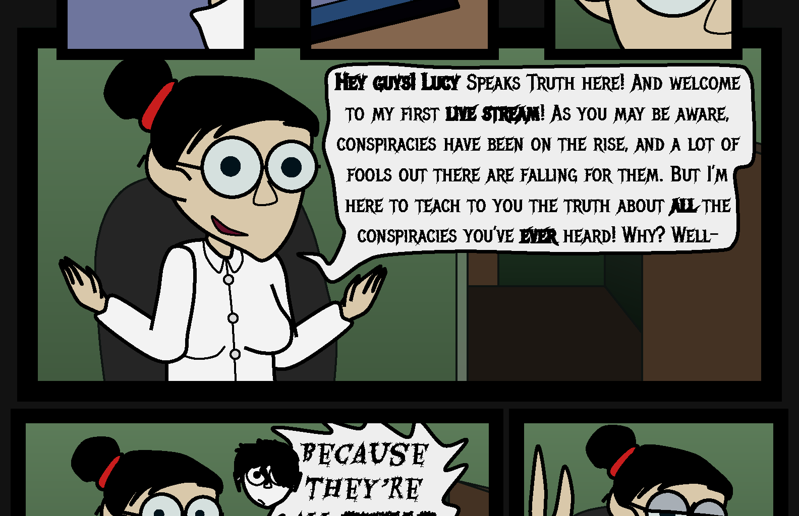 Donnie The Fighting Psychopath - Episode 1, Page 7: Crumble Beginnings