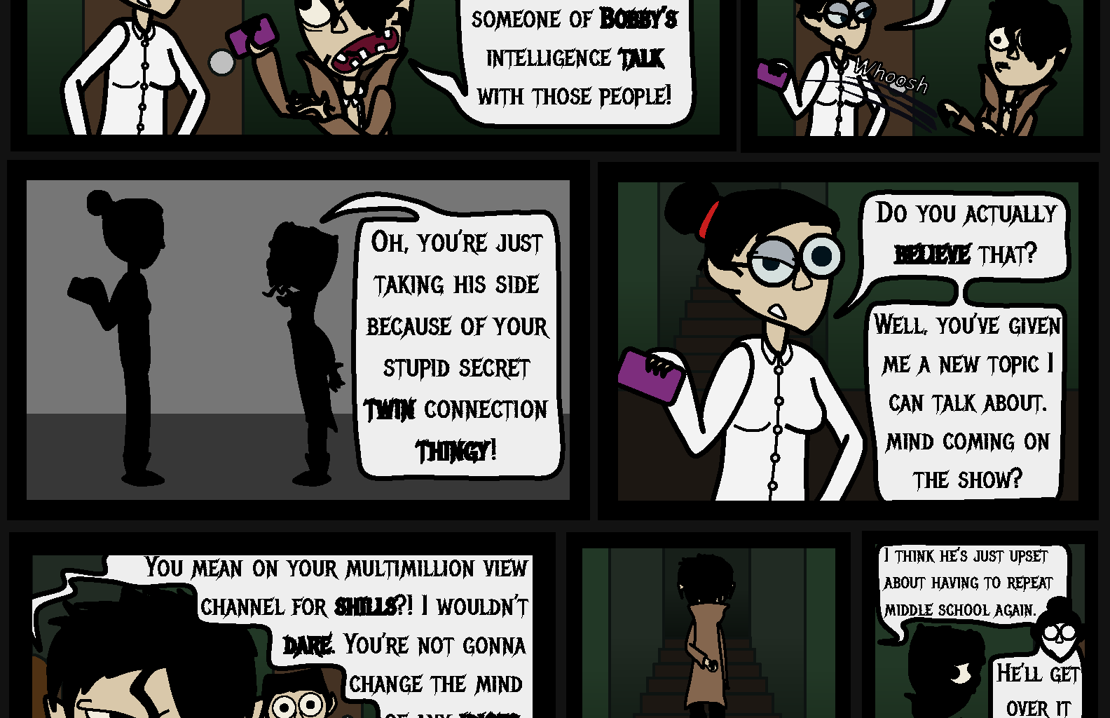 Donnie The Fighting Psychopath - Episode 1, Page 8: Crumble Beginnings
