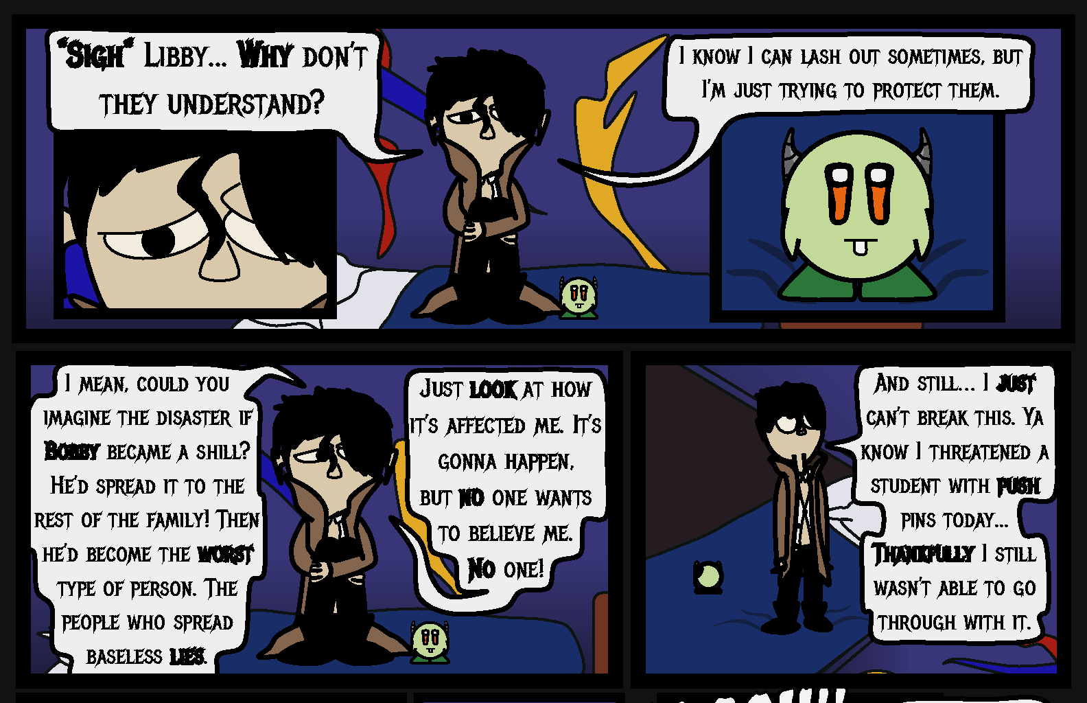 Donnie The Fighting Psychopath - Episode 1, Page 9: Crumble Beginnings