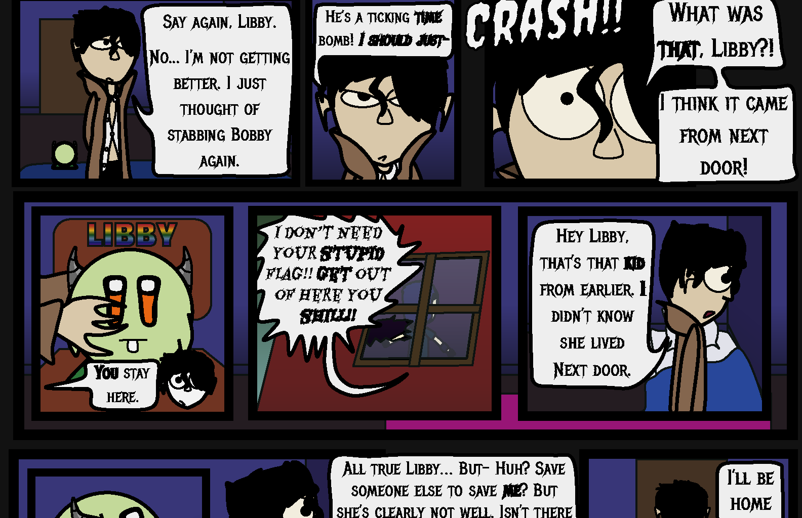 Donnie The Fighting Psychopath - Episode 1, Page 9: Crumble Beginnings